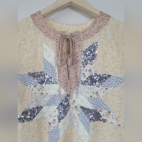 Coach Keith Haring cottagecore Patchwork Quilt Dress - Picture 9 of 16